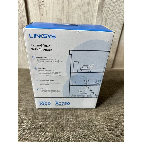 Linksys Boost WiFi Range Extender AC750 - Picture 3 of 6